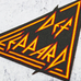 Нашивка тканая DEF LEPPARD - LOGO CUT OUT (ofp-402)