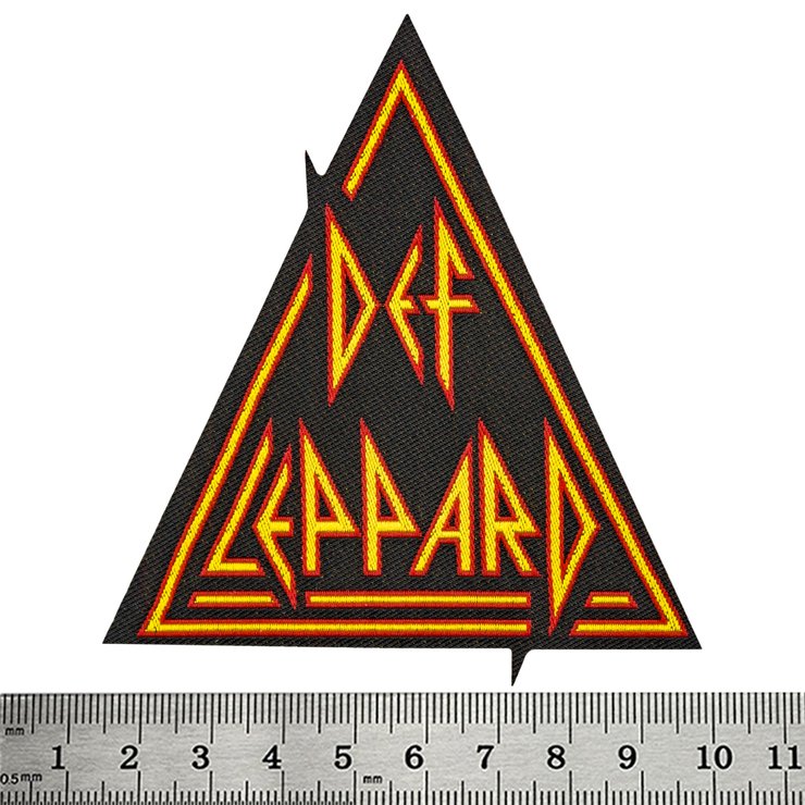 Нашивка тканая DEF LEPPARD - LOGO CUT OUT (ofp-402)