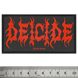 Нашивка тканая DEICIDE - LOGO (ofp-400) Нашивка тканая DEICIDE - LOGO (ofp-400)