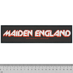 Нашивка ткана IRON MAIDEN - MAIDEN ENGLAND (ofp-393)