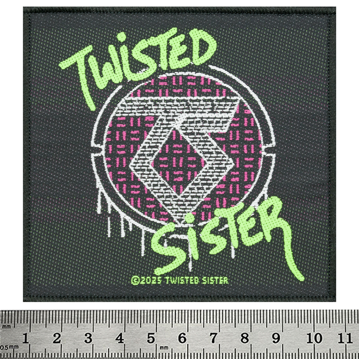 Нашивка ткана TWISTED SISTER - SPRAY LOGO (ofp-409) Нашивка ткана TWISTED SISTER - SPRAY LOGO (ofp-409)