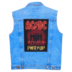 Нашивка наспинна катана AC/DC - PWR UP BAND (olbp-143)