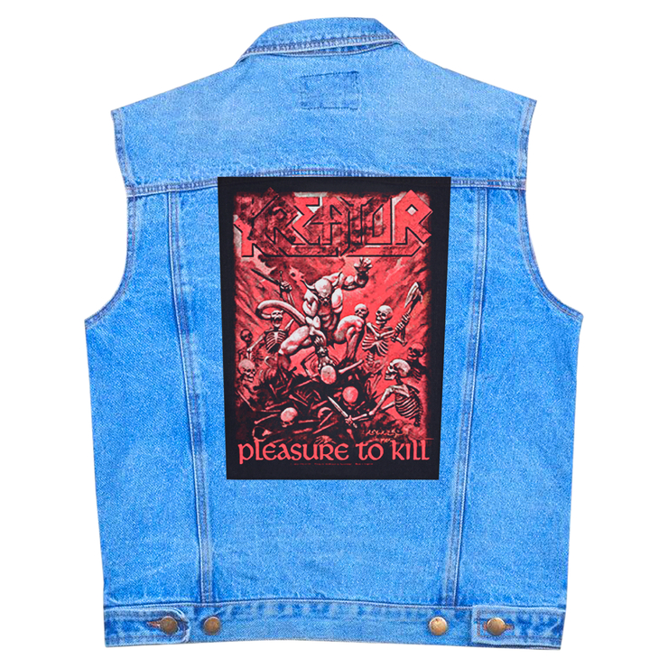 Нашивка наспинная катаная KREATOR - PLEASURE TO KILL (olbp-149)