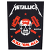 Нашивка наспинна катана METALLICA - METAL MILITIA (olbp-134)