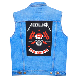 Нашивка наспинна катана METALLICA - METAL MILITIA (olbp-134) Нашивка наспинна катана METALLICA - METAL MILITIA (olbp-134)