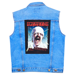 Нашивка наспинная катаная SCORPIONS - BLACKOUT (olbp-146)