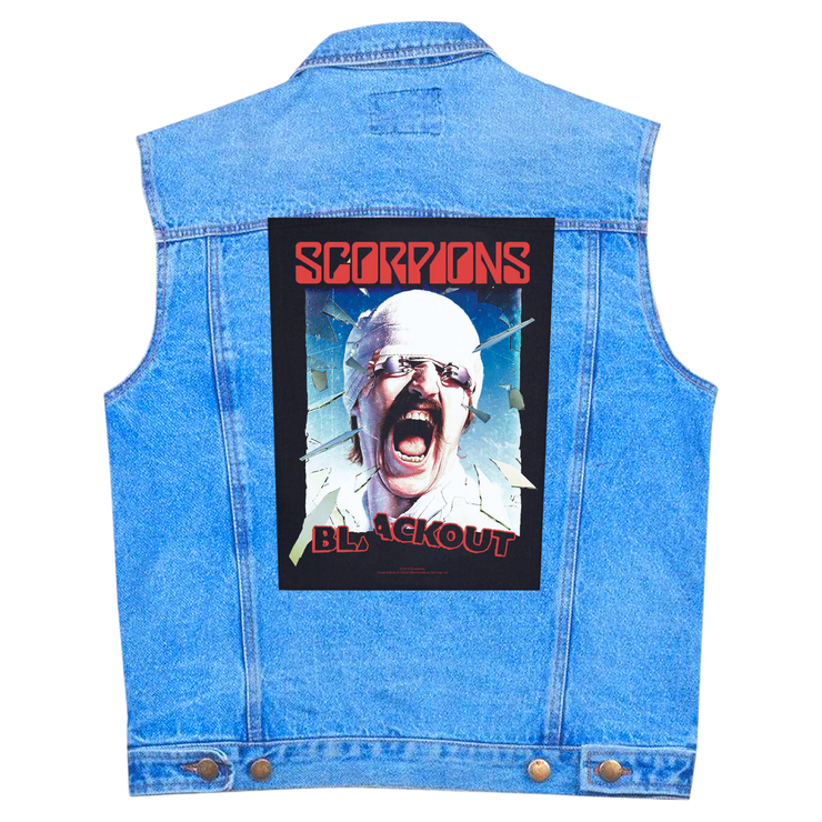 Нашивка наспинная катаная SCORPIONS - BLACKOUT (olbp-146)