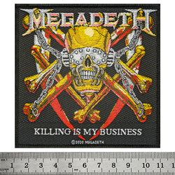 Нашивка ткана MEGADETH - KILLING IS MY BUSINESS (ofp-414) Нашивка ткана MEGADETH - KILLING IS MY BUSINESS (ofp-414)