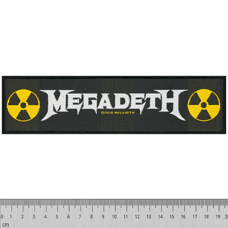 Нашивка ткана MEGADETH - LOGO (ofp-417) Нашивка ткана MEGADETH - LOGO (ofp-417)