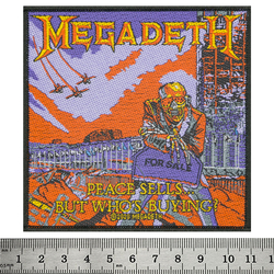 Нашивка ткана MEGADETH - PEACE SELLS (ofp-411) Нашивка ткана MEGADETH - PEACE SELLS (ofp-411)