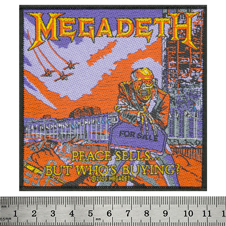Нашивка ткана MEGADETH - PEACE SELLS (ofp-411) Нашивка ткана MEGADETH - PEACE SELLS (ofp-411)