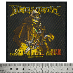 Нашивка ткана MEGADETH - THE SICK, THE DYING AND THE DEAD (ofp-413) Нашивка ткана MEGADETH - THE SICK, THE DYING AND THE DEAD (ofp-413)
