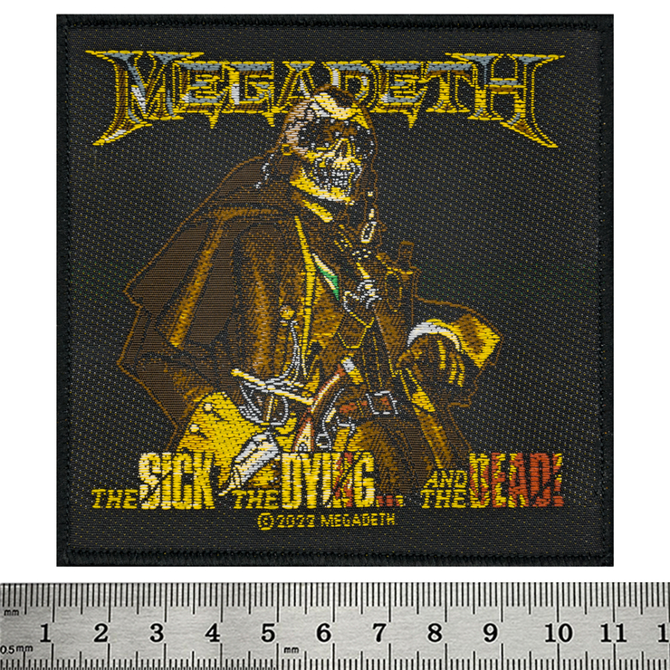 Нашивка ткана MEGADETH - THE SICK, THE DYING AND THE DEAD (ofp-413) Нашивка ткана MEGADETH - THE SICK, THE DYING AND THE DEAD (ofp-413)