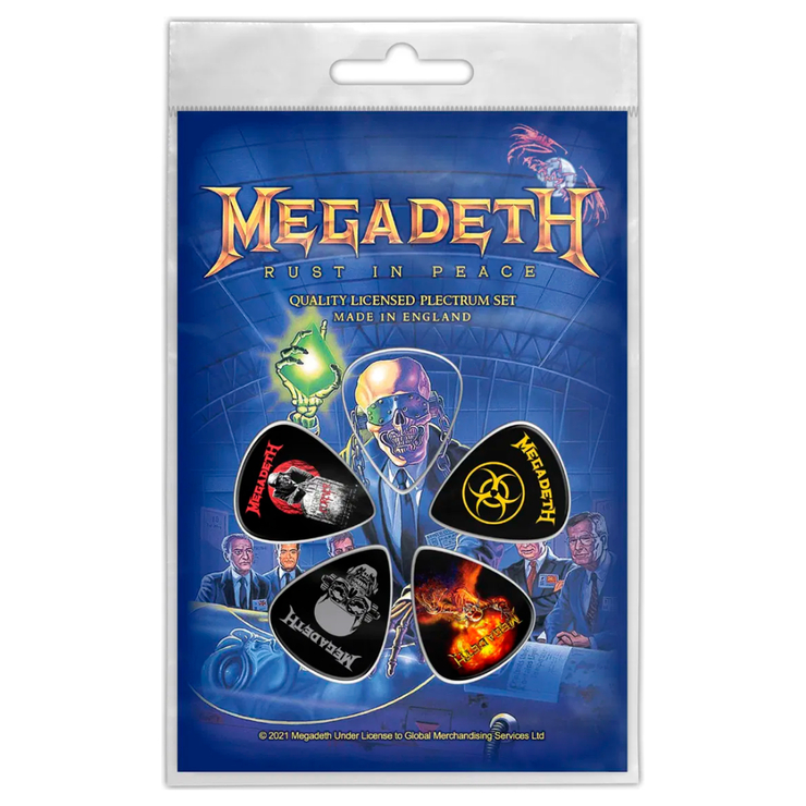 Подарунковий набір медіаторів MEGADETH - RUST IN PEACE (mol-076)
