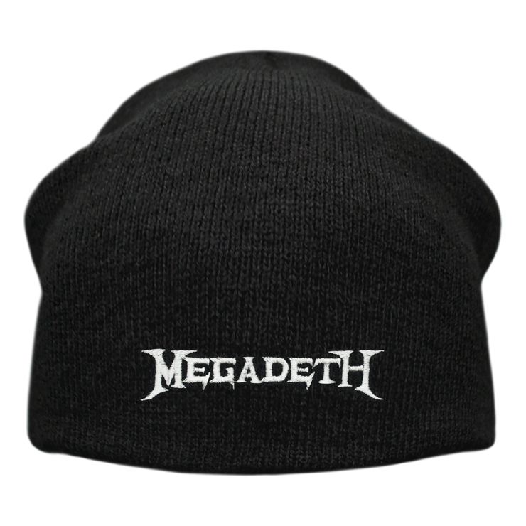 Шапка біні MEGADETH - LOGO (з вишитим логотипом) heol-022 Шапка біні MEGADETH - LOGO (з вишитим логотипом) heol-022