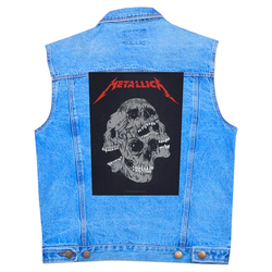 Нашивка наспинна катана METALLICA - SKULLS (olbp-154)