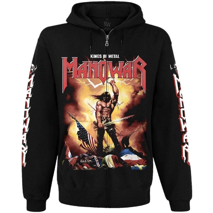 Худі Manowar "Kings of Metal" на блискавці
