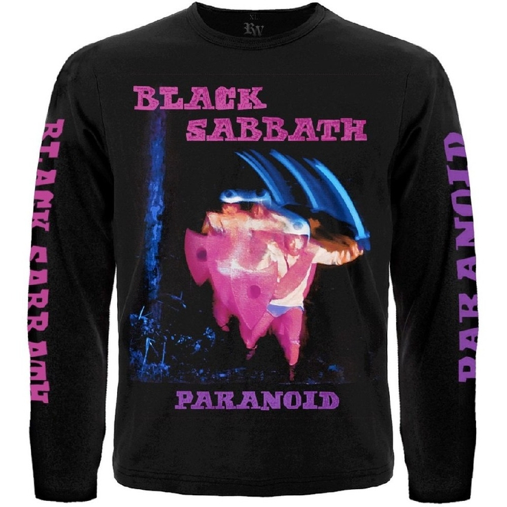 Футболка з довгим рукавом Black Sabbath "Paranoid" Футболка з довгим рукавом Black Sabbath "Paranoid"