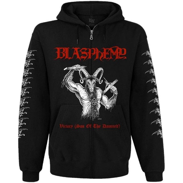 Худі Blasphemy "Victory (Son Of The Damned)" на блискавці Худі Blasphemy "Victory (Son Of The Damned)" на блискавці