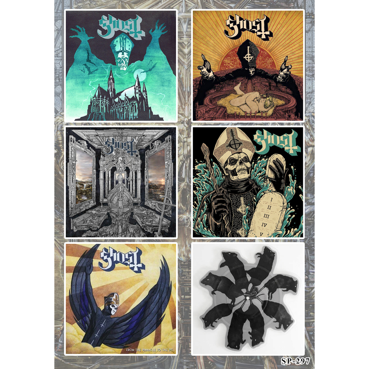 Стікерпак Ghost (album covers) - SP-297 Стікерпак Ghost (album covers) - SP-297