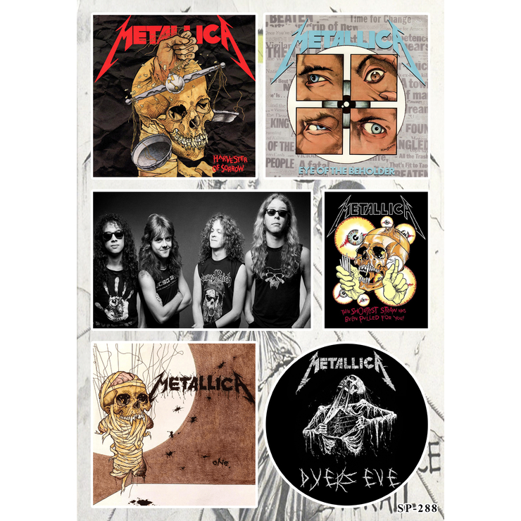 Стікерпак Metallica (...And Justice for All) - SP-288 Стікерпак Metallica (...And Justice for All) - SP-288