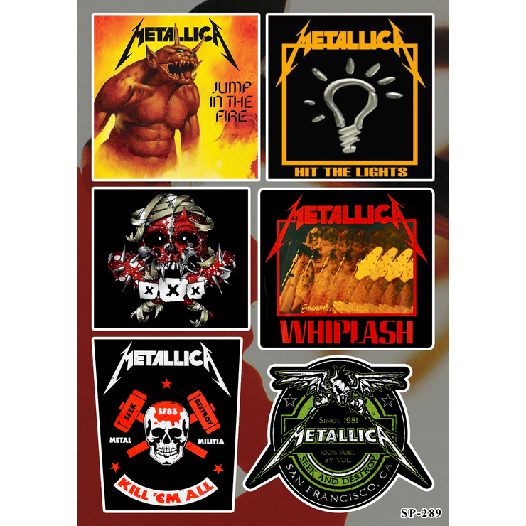 Стікерпак Metallica (Kill 'Em All) - SP-289 Стікерпак Metallica (Kill 'Em All) - SP-289