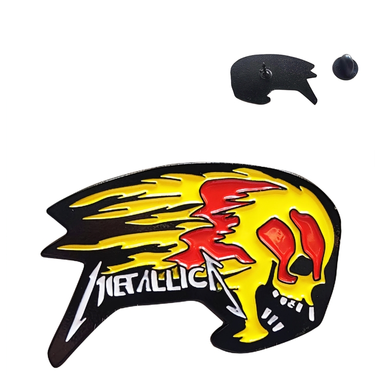 Пін Metallica (flaming skull) (pncn-040) Пін Metallica (flaming skull) (pncn-040)