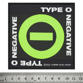 Нашивка ткана TYPE O NEGATIVE - NEGATIVE SYMBOL (ofp-427) Нашивка ткана TYPE O NEGATIVE - NEGATIVE SYMBOL (ofp-427)