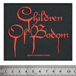 Нашивка ткана CHILDREN OF BODOM - BLOOD LOGO (ofp-431)