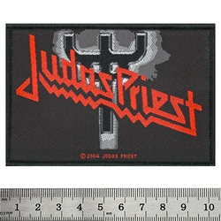 Нашивка ткана JUDAS PRIEST - LOGO  FORK (ofp-434)
