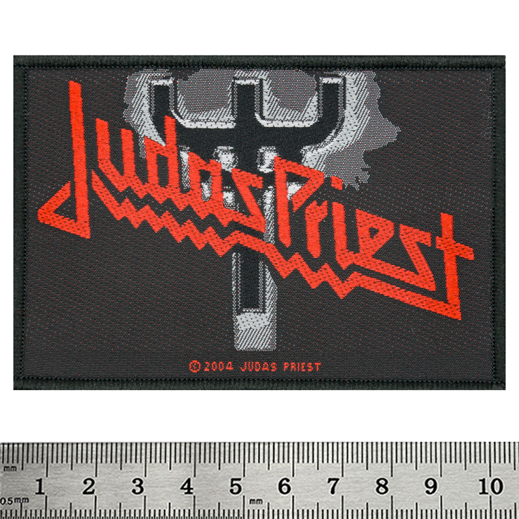 Нашивка ткана JUDAS PRIEST - LOGO FORK (ofp-434) Нашивка ткана JUDAS PRIEST - LOGO FORK (ofp-434)