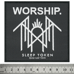 Нашивка ткана SLEEP TOKEN - WORSHIP (ofp-433)