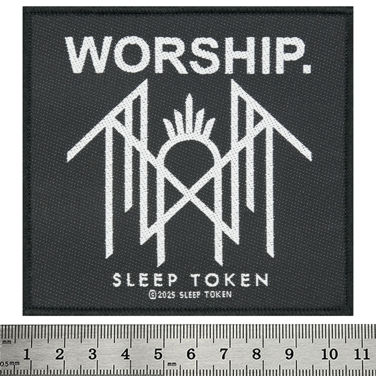 Нашивка ткана SLEEP TOKEN - WORSHIP (ofp-433) Нашивка ткана SLEEP TOKEN - WORSHIP (ofp-433)