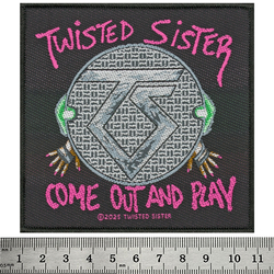 Нашивка ткана TWISTED SISTER - COME OUT AND PLAY (ofp-435)