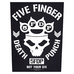 Нашивка наспинна катана FIVE FINGER DEATH PUNCH - GOT YOUR SIX (olbp-157)