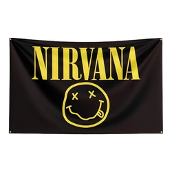 Прапор sfc-092 Nirvana (Smile and Logo)