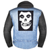 Нашивка наспинна катана MISFITS - FACE SKULL (olbp-169)