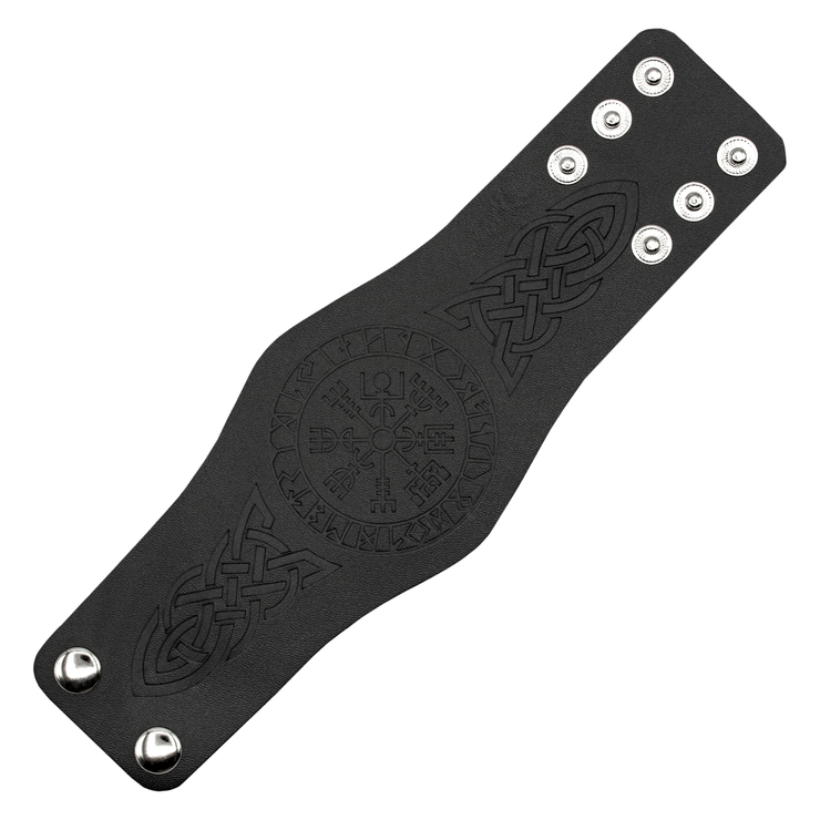 Браслет з тисненням Вегвізир (Vegvisir) (bpu-040) Браслет з тисненням Вегвізир (Vegvisir) (bpu-040)
