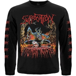 Футболка з довгим рукавом Suffocation "Human Waste"