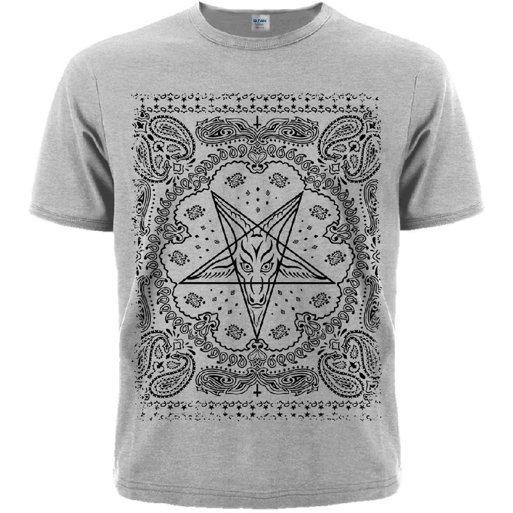Меланж футболка Occult Bandana (бандана з Пентаграмою) Меланж футболка Occult Bandana (бандана з Пентаграмою)