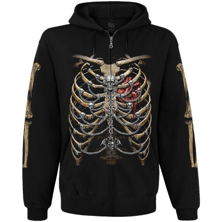 Худі Heavy Metal Skeleton, на блискавці Худі Heavy Metal Skeleton, на блискавці