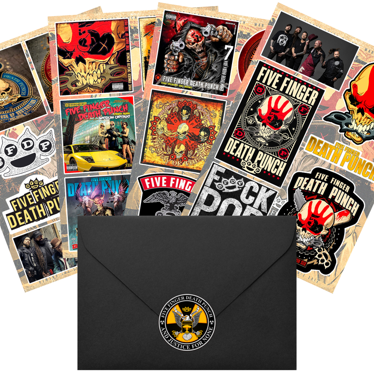 Подарунковий набір стікерпаків Five Finger Death Punch gsp-035