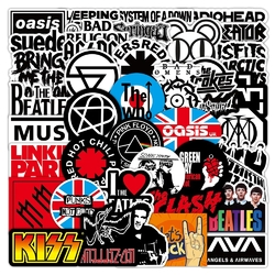 Набір стікерів Rock Bands logos - 3 (stk-108) (56 шт.)