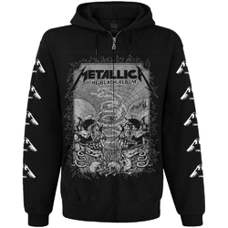 Худі Metallica "The Black Album" (faces of band) на блискавці