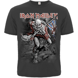 Футболка Iron Maiden "The Trooper" (колір графітовий)