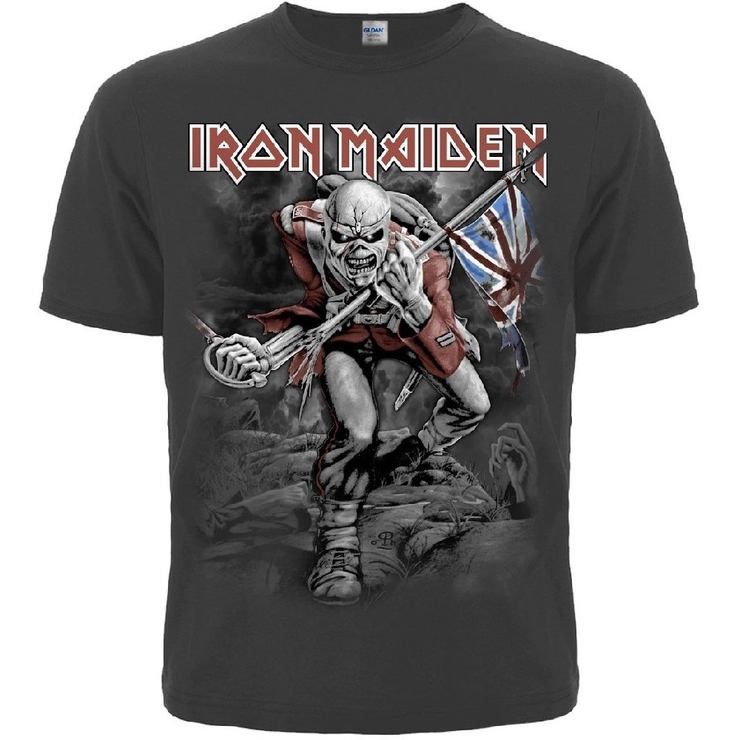 Футболка Iron Maiden "The Trooper" (колір графітовий) Футболка Iron Maiden "The Trooper" (колір графітовий)