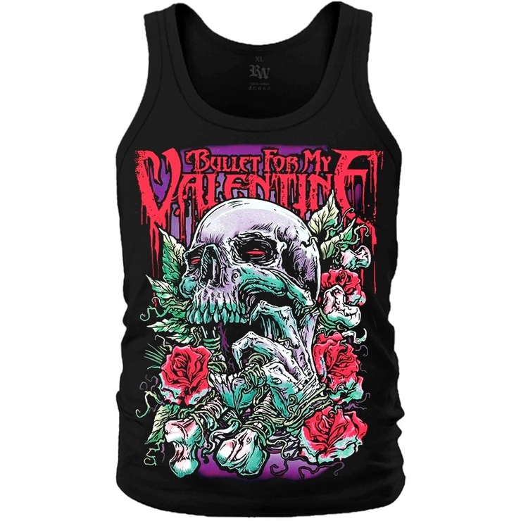 Майка Bullet For My Valentine (skull and roses)