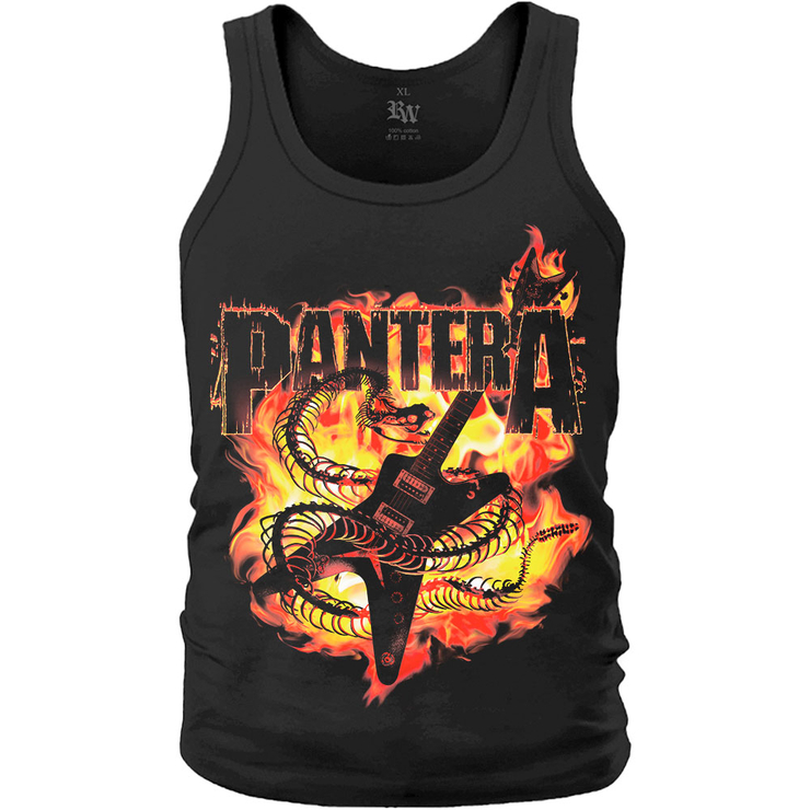 Майка Pantera (гітара в полум’ї)