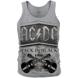 Майка AC/DC "Back In Black" (меланж)