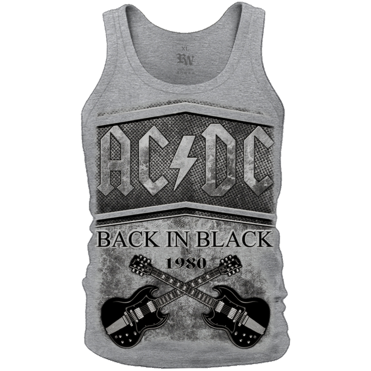Меланж майка AC/DC "Back In Black" Меланж майка AC/DC "Back In Black"